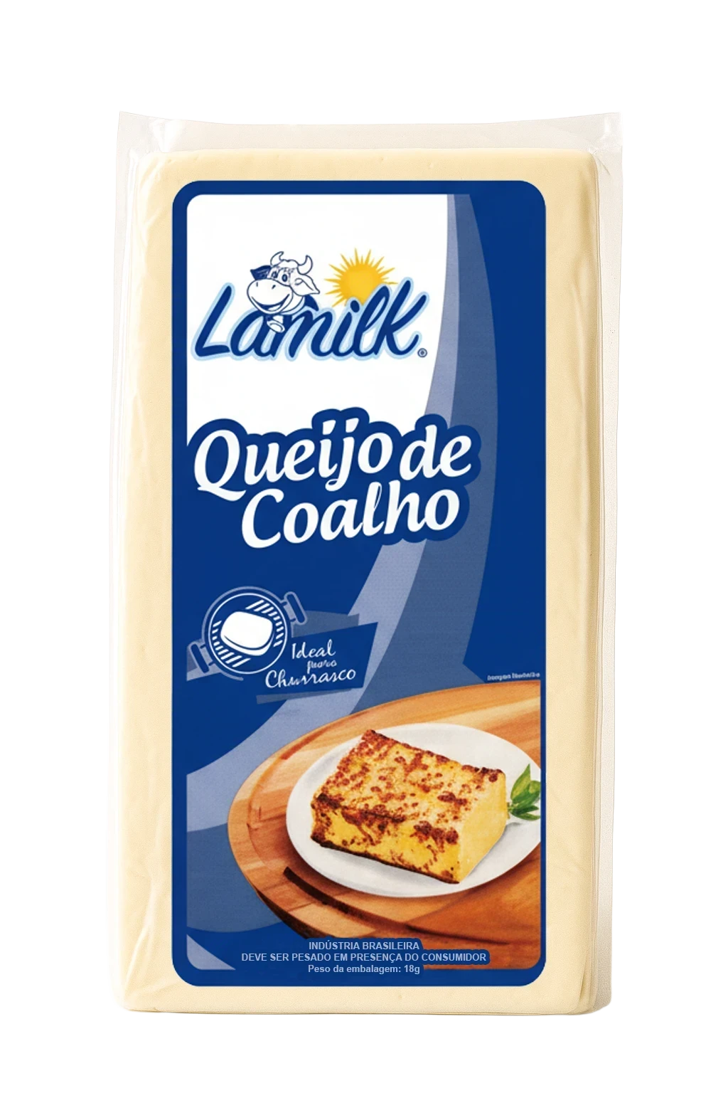 Queijo Coalho 1kg do Laticínios Lamilk, distribuidor de queijo no RJ