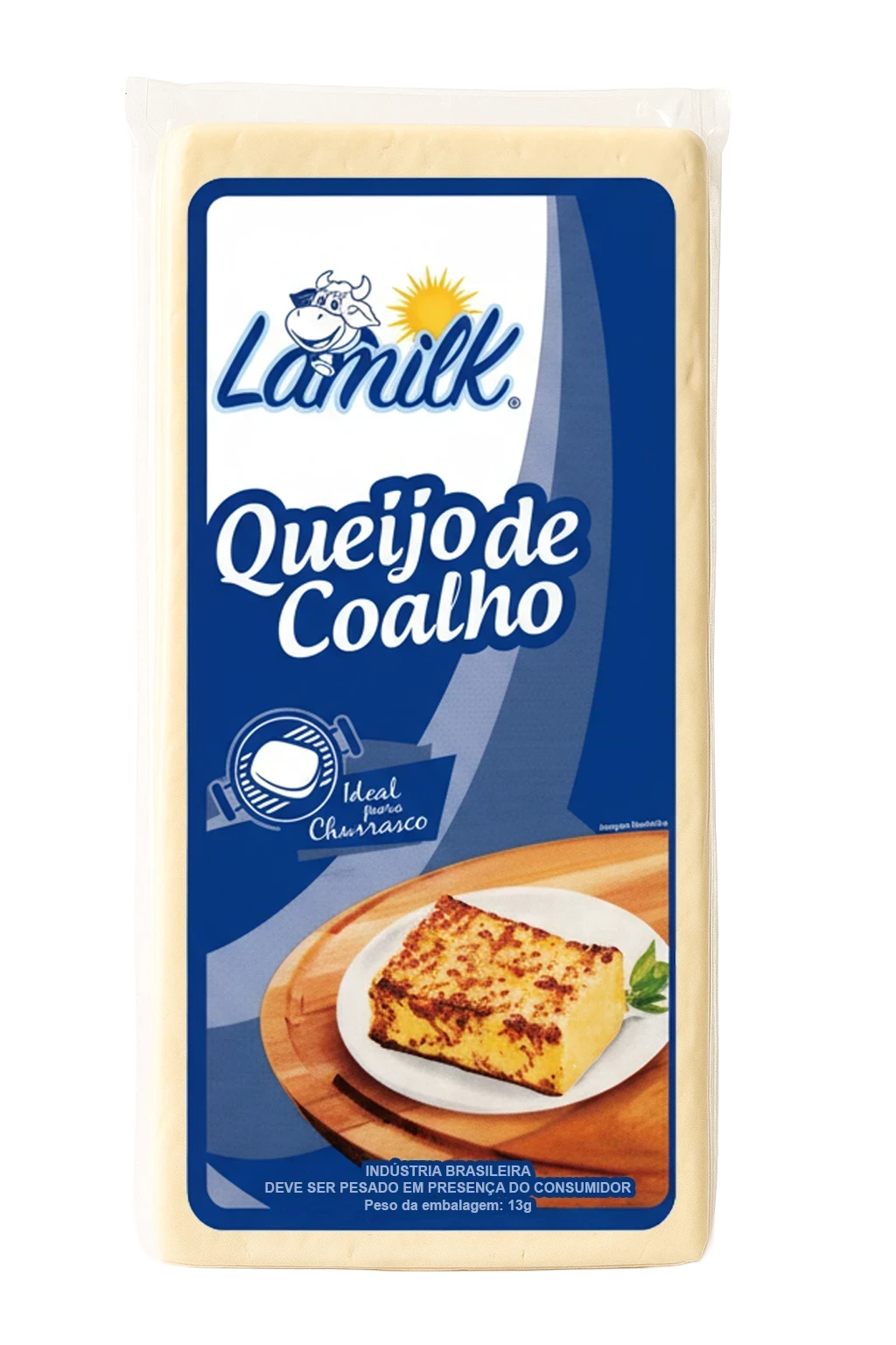 Queijo Coalho 2kg do Laticínios Lamilk, distribuidor de queijo no RJ