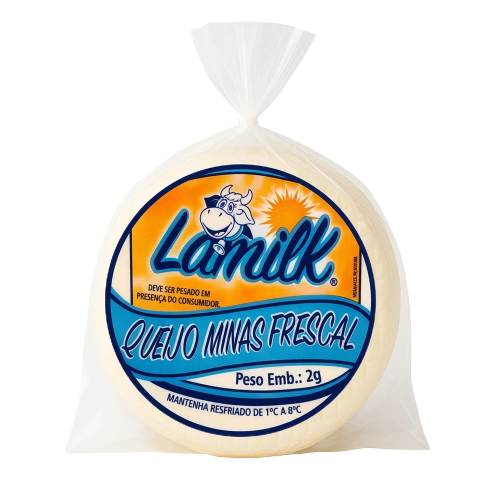 Queijo Minas Frescal 500g do Laticínios Lamilk, distribuidor de queijo no RJ