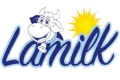 Logo Lamilk, laticínios distribuidor de queijo para o Rio de Janeiro
